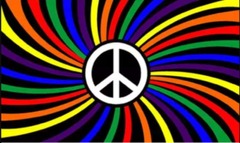 Pride Flag, Peace, 3'x5'